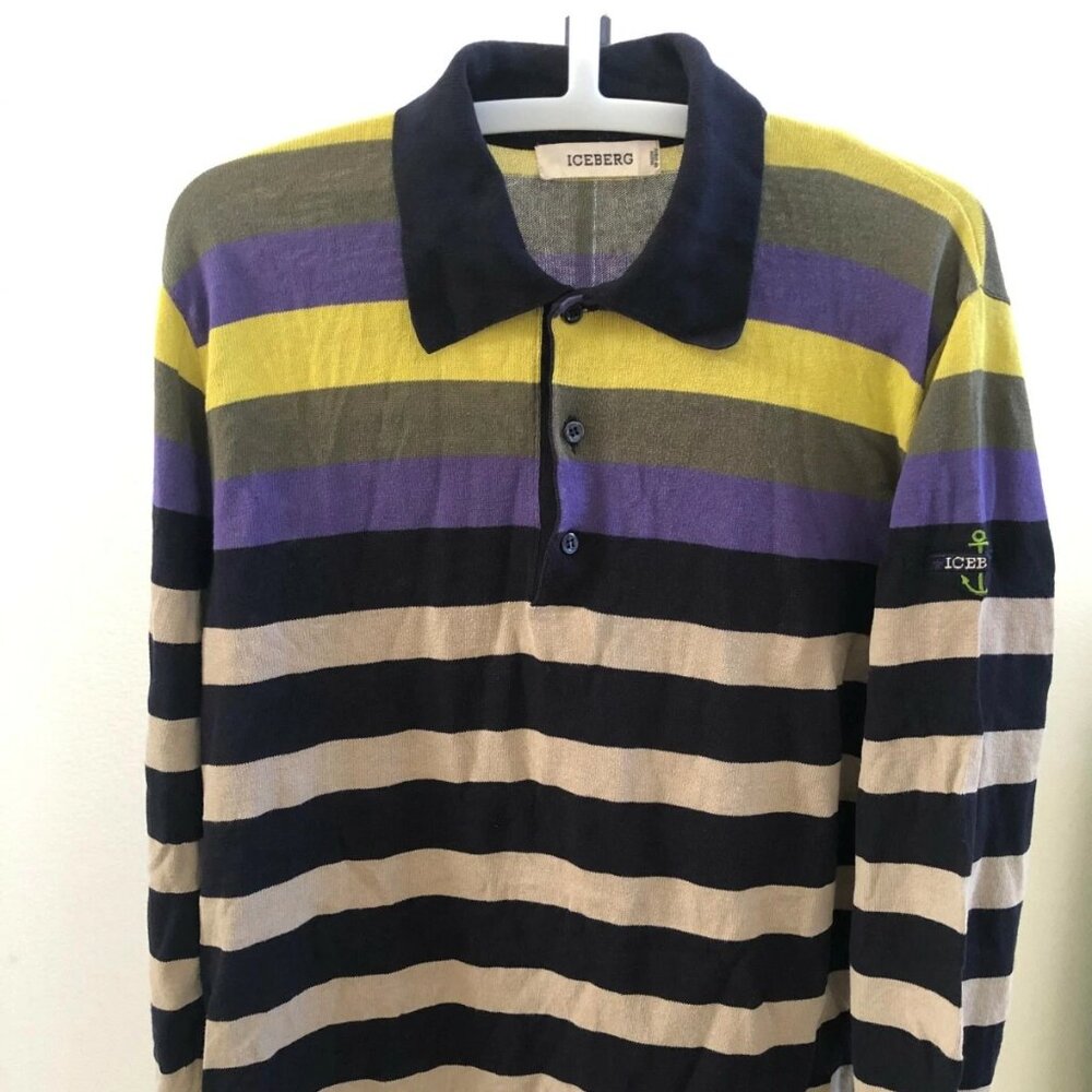 Iceberg Sailor Knit Shirt - Small